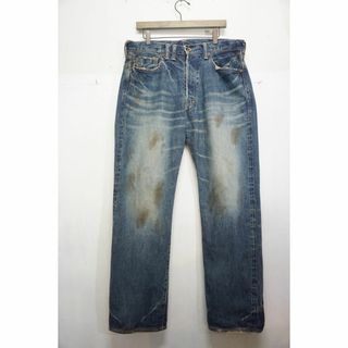 美品 Anachronorm アナクロノーム 汚し加工デニムパンツ519N△-eastgate.mk