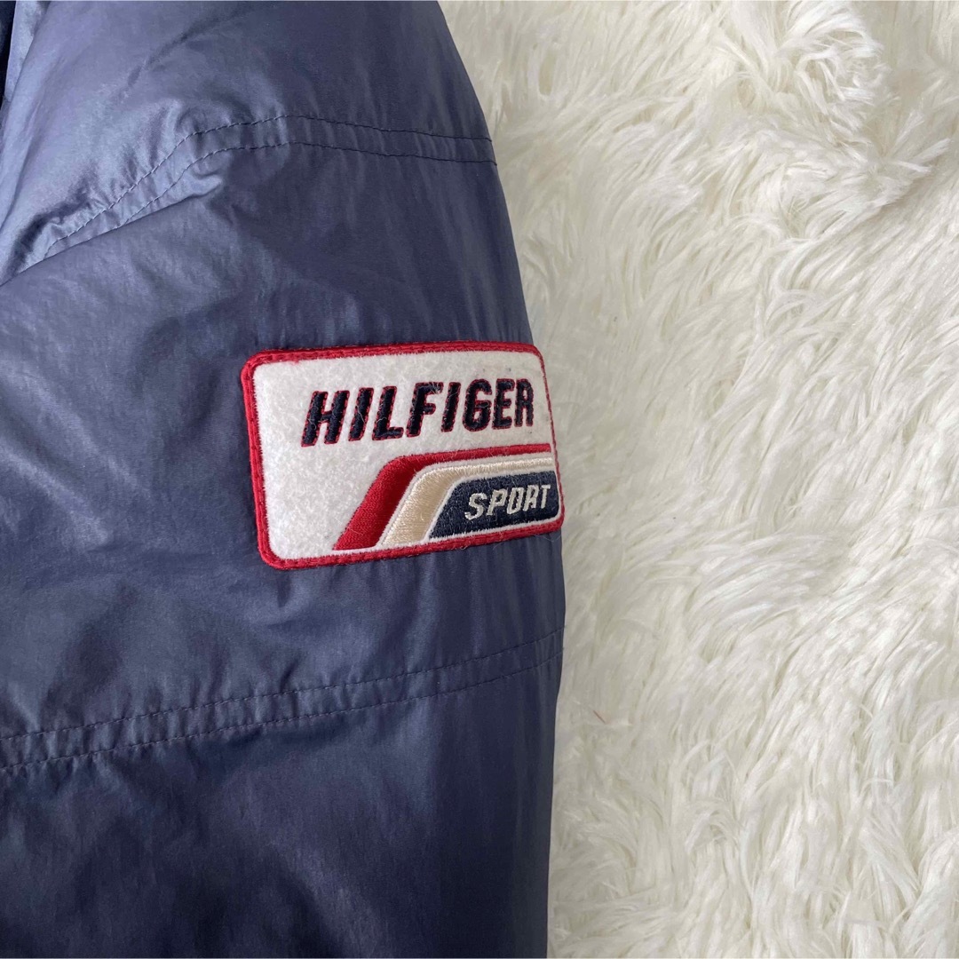 TOMMY HILFIGER(トミーヒルフィガー)の90s トミーヒルフィガー ダウンジャケット リバーシブル　ネイビー　Lサイズ メンズのジャケット/アウター(ダウンジャケット)の商品写真