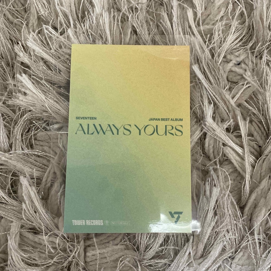 always yours タワレコ ラキドロ the8 ミンハオ セブチ トレカ | fecd