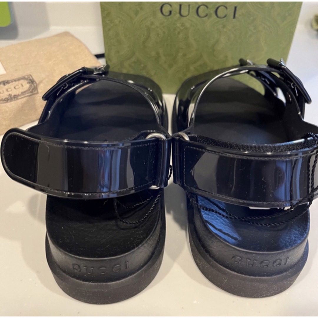 Gucci(グッチ)の美品　GUCCI グッチ　サンダル　38 24.5cm レディースの靴/シューズ(サンダル)の商品写真