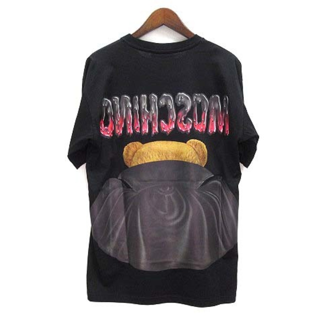 MOSCHINO(モスキーノ)のモスキーノ MOSCHINO バッド テディベア オーバーサイズ Tシャツ 黒 メンズのトップス(Tシャツ/カットソー(半袖/袖なし))の商品写真