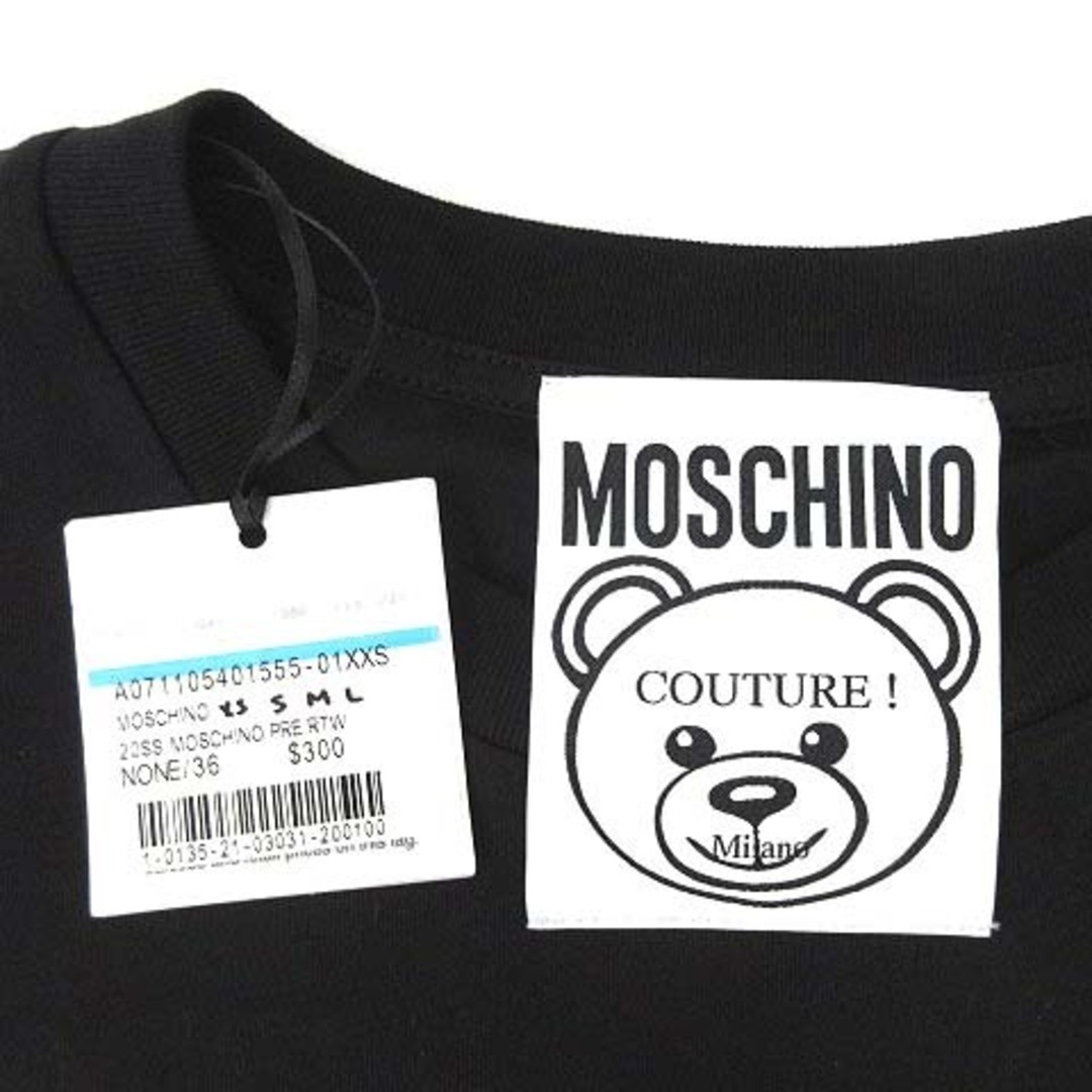 MOSCHINO(モスキーノ)のモスキーノ MOSCHINO バッド テディベア オーバーサイズ Tシャツ 黒 メンズのトップス(Tシャツ/カットソー(半袖/袖なし))の商品写真