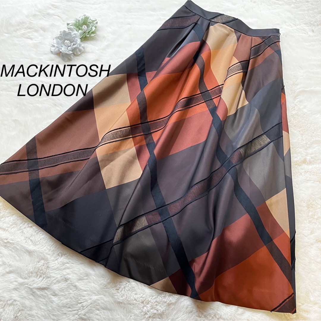 MACKINTOSH - マッキントッシュロンドン チェック スカートの通販 by