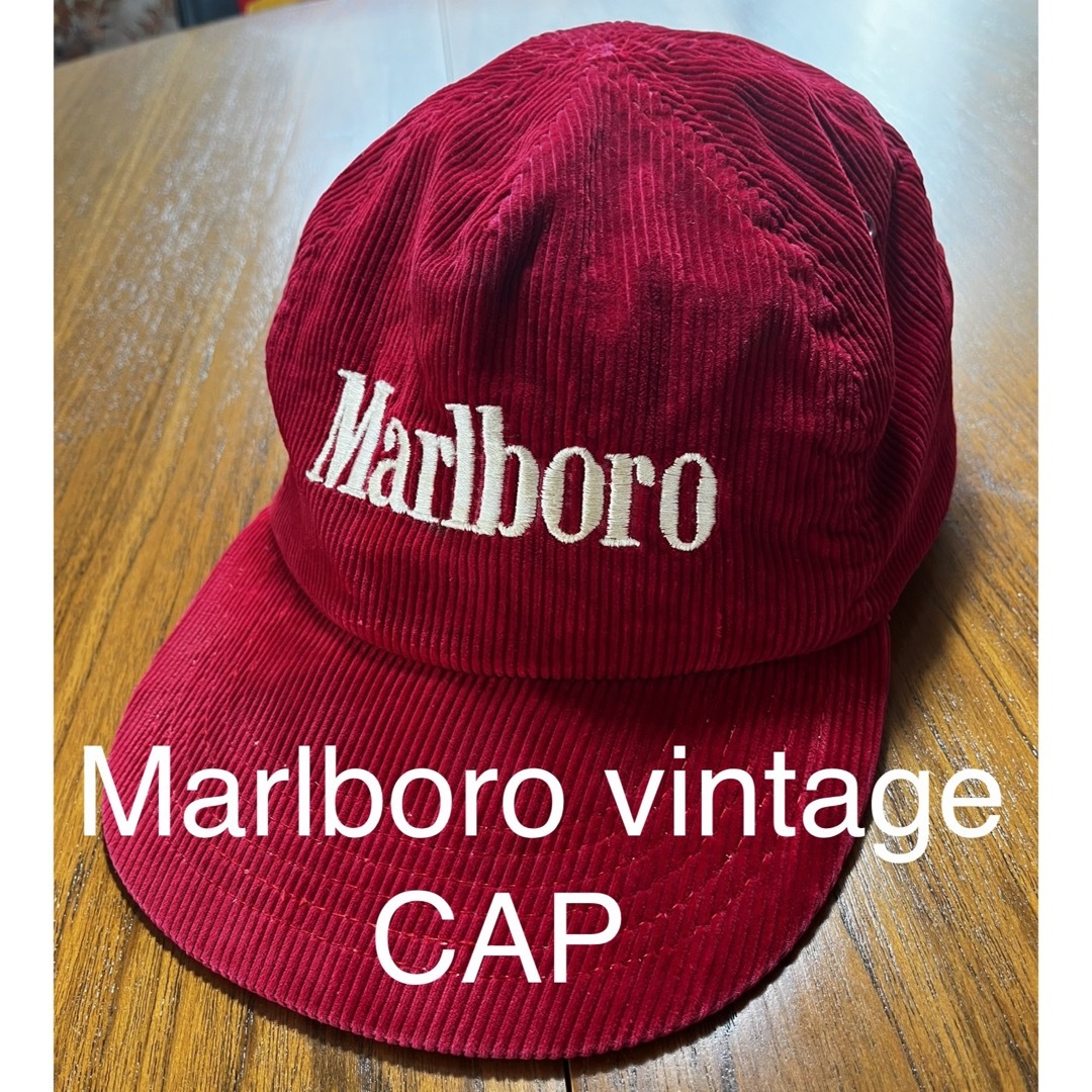 Marlboro vintage CORDS CAP マルボロ Apple - キャップ