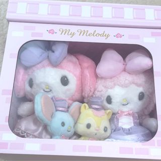 サンリオ(サンリオ)のドレスアップ　ドール　サンリオ　マイメロ　ピアノちゃん　フラットくん　りすくん(キャラクターグッズ)