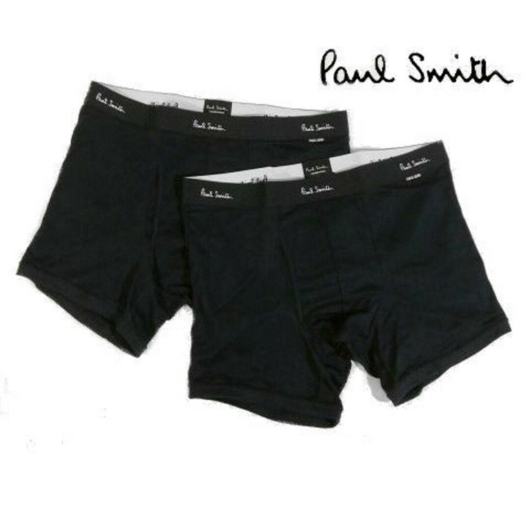 Paul Smith(ポールスミス)の定価7260円‼️Paul Smith REGULAR BOXER 黒LL新品 メンズのアンダーウェア(ボクサーパンツ)の商品写真