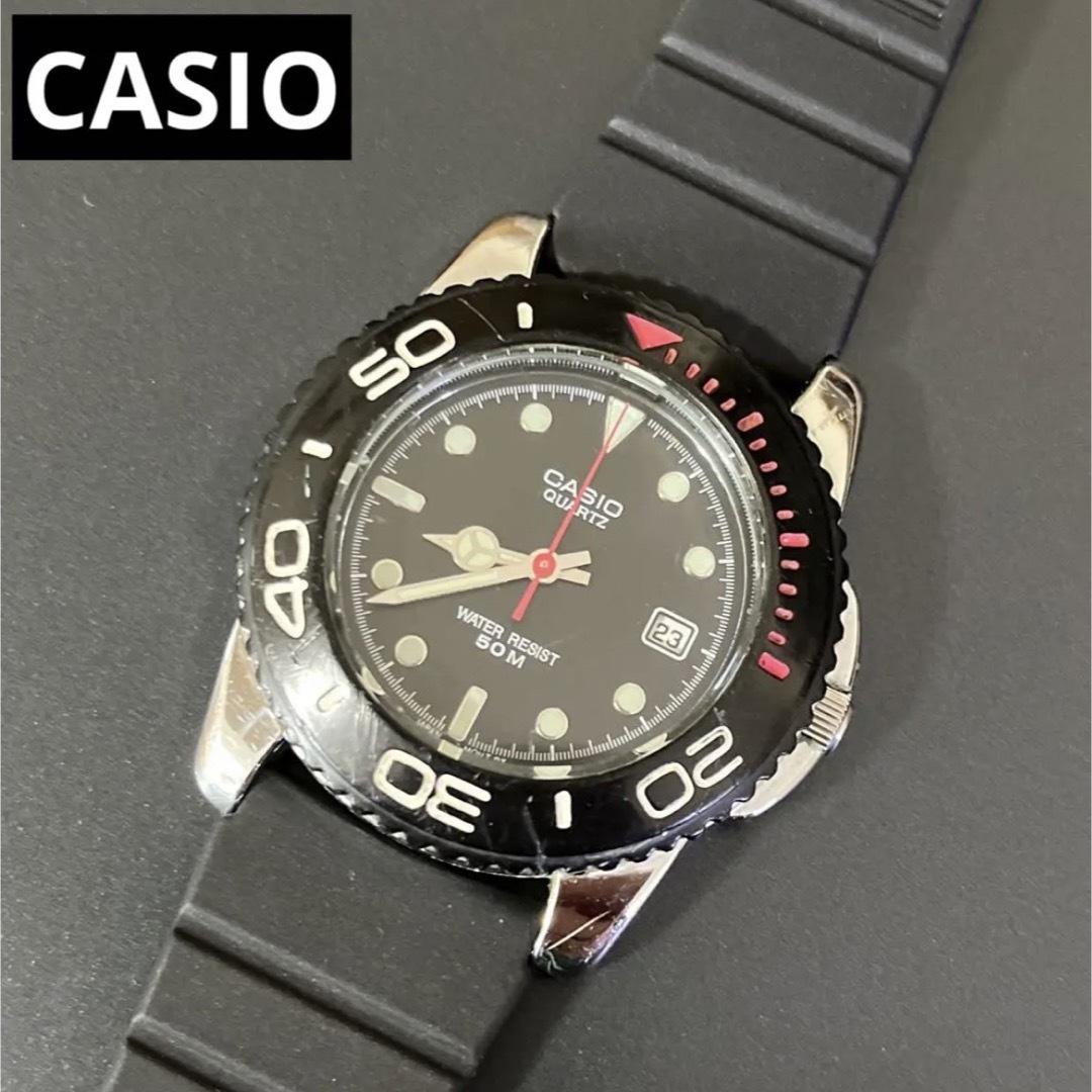 CASIO   希少CASIO カシオ アナログ腕時計 チープカシオの通販 by