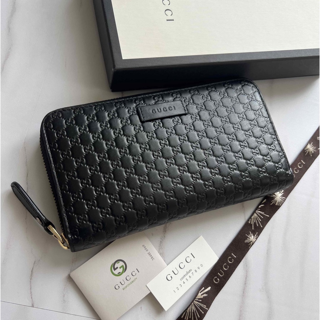 美品】 GUCCI グッチ 長財布-