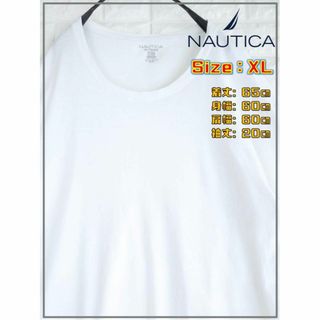 ノーティカ(NAUTICA)のNAUTICA ノーティカ ワンポイントロゴ ワイド Ｔシャツ　XL 3395(Tシャツ/カットソー(半袖/袖なし))