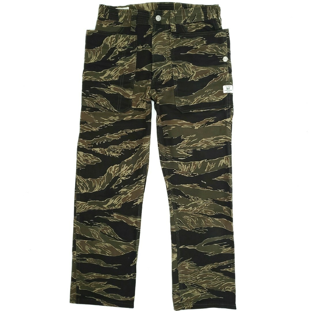 希少サイズ XS◇ササフラス◇Fall Leaf Pants タイガーカモ705