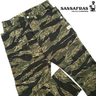 希少サイズ XS◇ササフラス◇Fall Leaf Pants タイガーカモ705