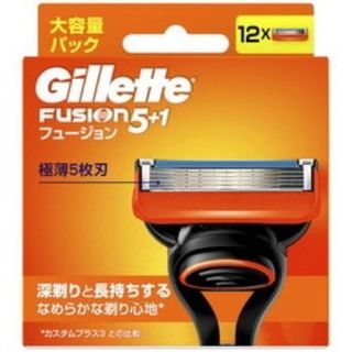 ジレット(Gillette)の【12個セット】ジレット フュージョン 替刃(カミソリ)