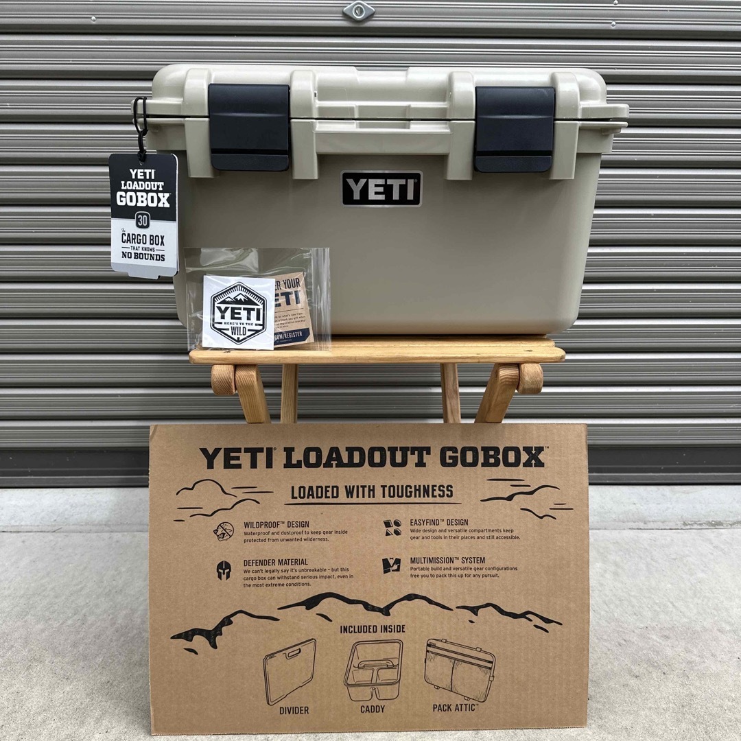 YETI Loadout Gobox 30 Tan タン