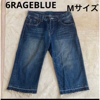 レイジブルー(RAGEBLUE)の6RAGEBLUE メンズ　ハーフパンツ　半ズボン　デニム　Mサイズ(ショートパンツ)