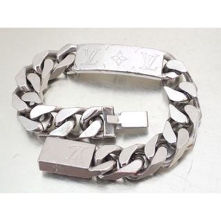 ルイヴィトン LOUIS VUITTON チェーン ブレスレット モノグラム M62486 アクセサリー ブレスレット メタル シルバー約185cmバンド幅