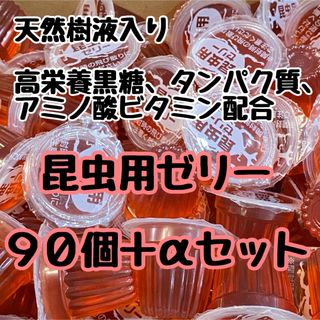 天然樹液入り 昆虫ゼリー ９０個＋αセット(虫類)