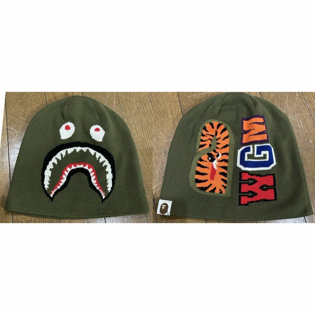 ビーニーA BATHING APE アベイシングエイプ  ニットキャップ ビーニー