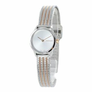 カルバンクライン(Calvin Klein)のカルバンクライン 腕時計 レディース シルバー ゴールド メッシュベルト (腕時計)
