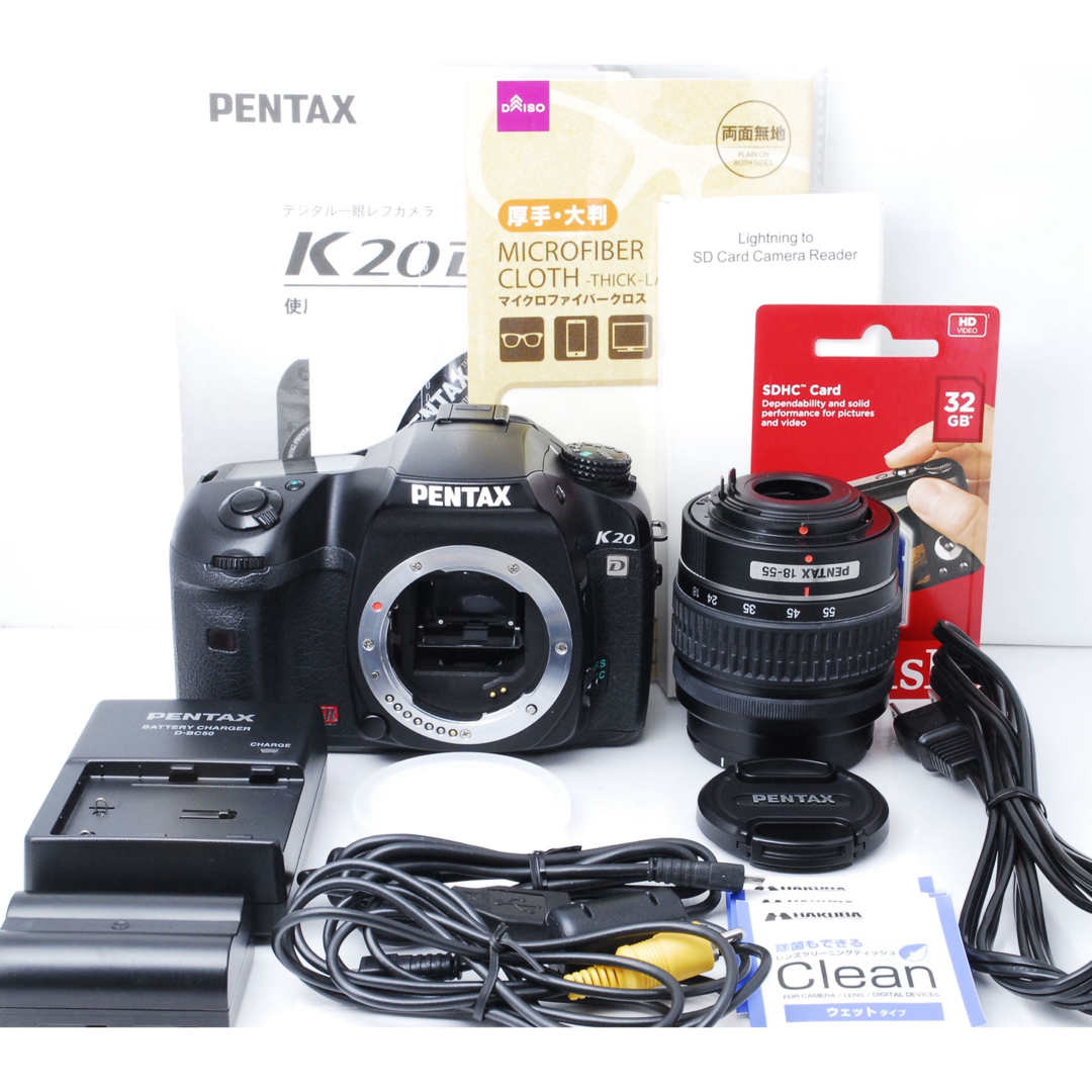 ペンタックス K-20D❤️iPhone転送◎❤️安心の防塵防滴構造カメラ!-