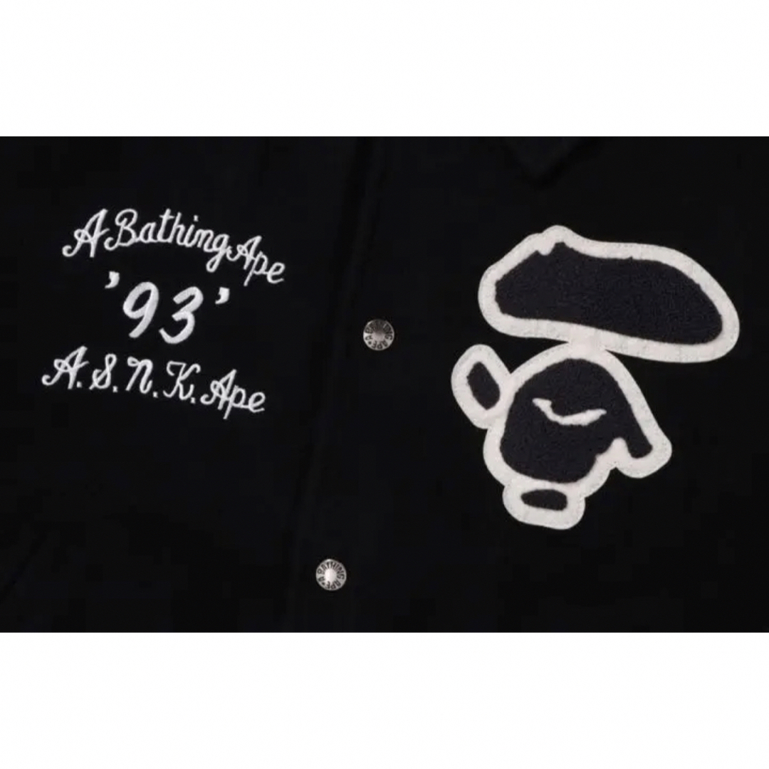 A BATHING APE(アベイシングエイプ)のAPE Melton Varsity Jacket メンズのジャケット/アウター(スタジャン)の商品写真