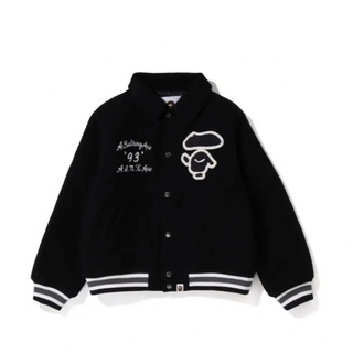 アベイシングエイプ(A BATHING APE)のAPE Melton Varsity Jacket(スタジャン)