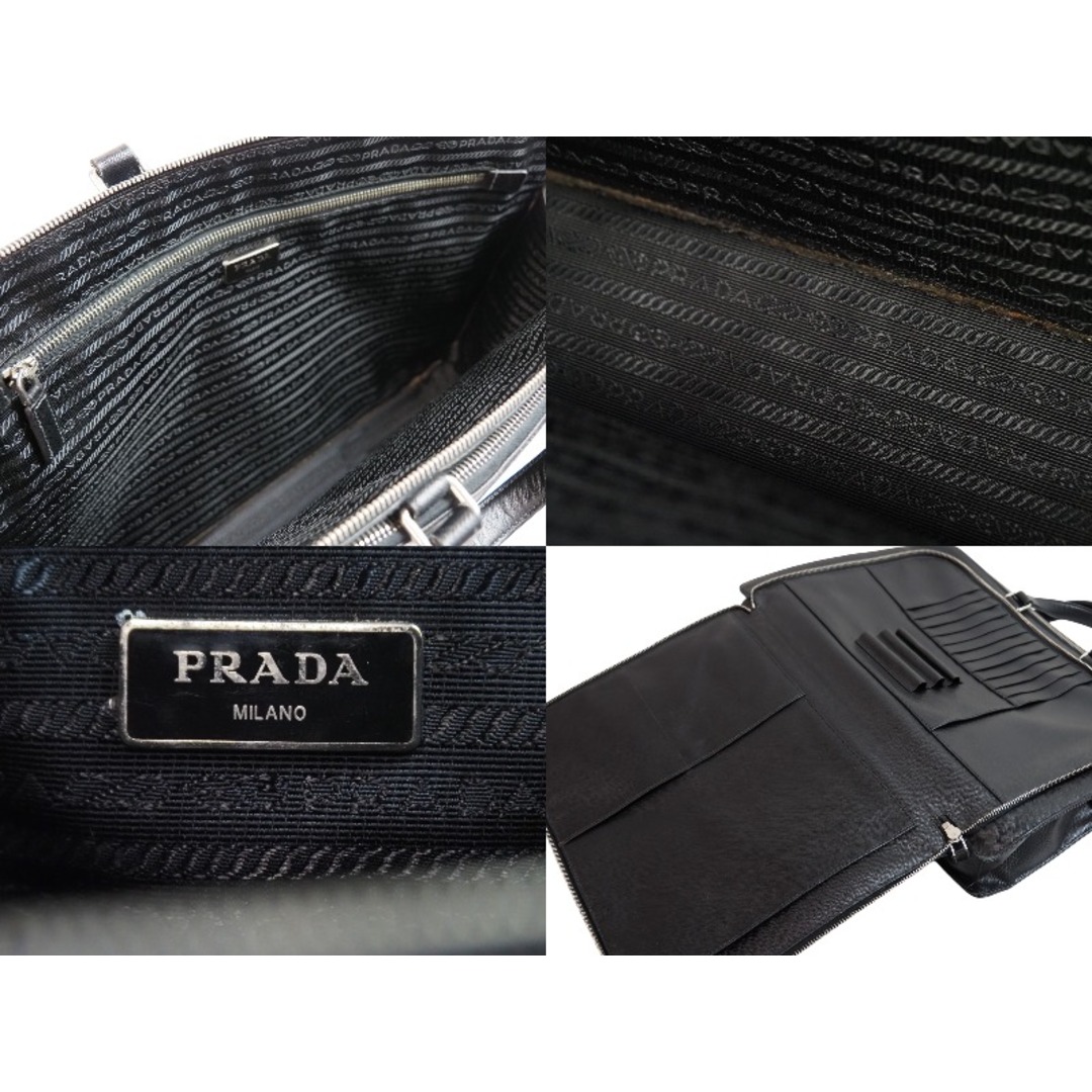 プラダ 【PRADA】サフィアーノ トライアングルロゴ ブリーフケース