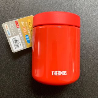 サーモス(THERMOS)のTHERMOS 真空耐熱スープジャー　JBR-400 レッド(弁当用品)