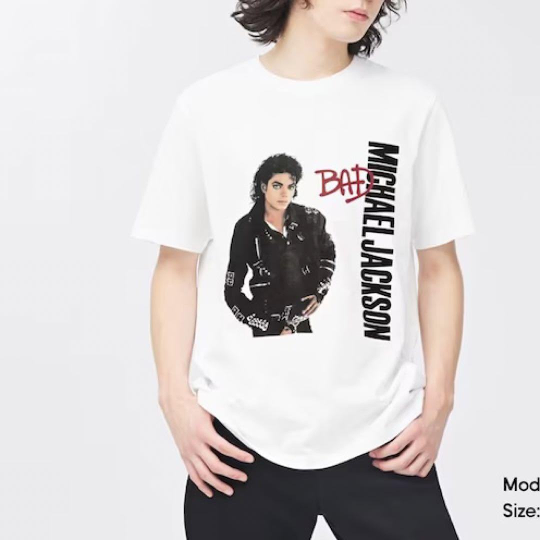 GU(ジーユー)の美品　グラフィックT(半袖) Michael Jackson メンズのトップス(Tシャツ/カットソー(半袖/袖なし))の商品写真