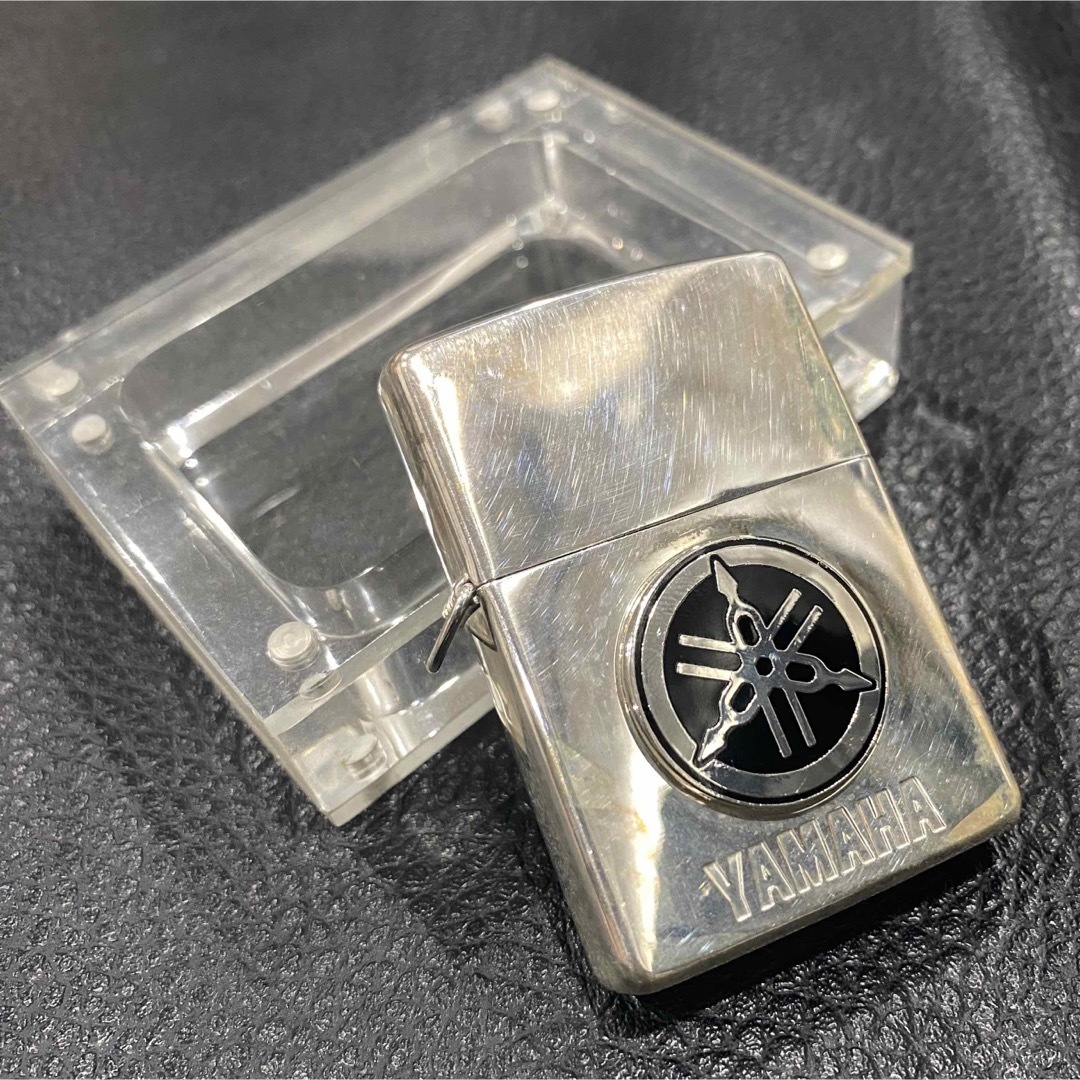 ZIPPO 1997年製 TRICKメタル 「 炎 」 プレート貼り 希少 レア