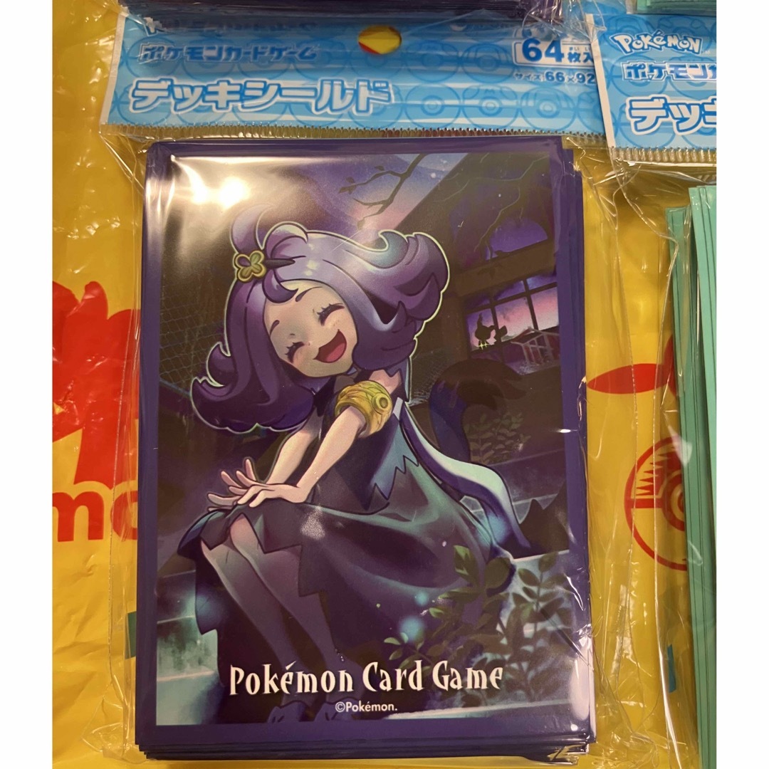 ポケセン限定ポケカデッキシールド　アセロラ2ルチア1