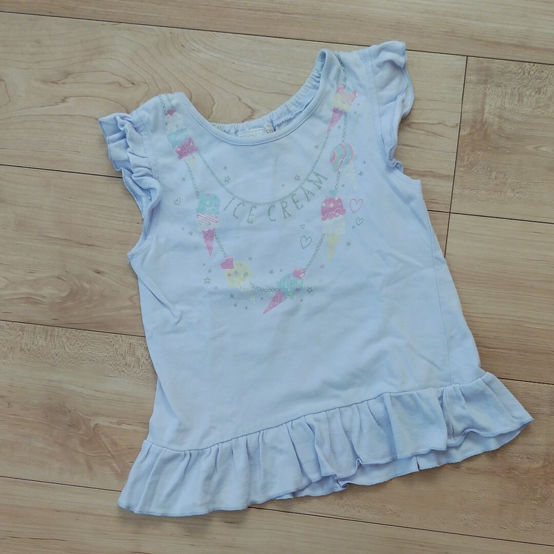 motherways(マザウェイズ)の女の子　Tシャツ　2枚セット キッズ/ベビー/マタニティのキッズ服女の子用(90cm~)(Tシャツ/カットソー)の商品写真