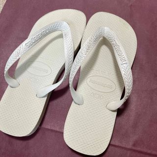 ハワイアナス(havaianas)のハワイアナス　ビーチサンダル　24.5(ビーチサンダル)