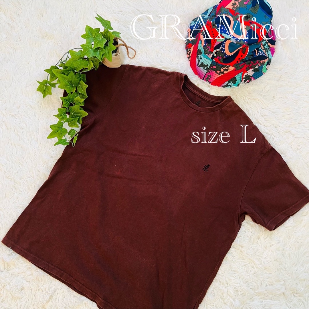 GRAMICCI(グラミチ)のグラミチGRAMicci  size L・トップス メンズのトップス(Tシャツ/カットソー(半袖/袖なし))の商品写真