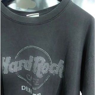 Hard Rock CAFE - hardrock クロップドTシャツ　チビT 切りっぱなし ハードロック