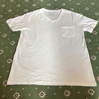 ムジルシリョウヒン(MUJI (無印良品))の無印良品白Tシャツ 胸ポケットあり 半袖Tシャツ(Tシャツ/カットソー(半袖/袖なし))