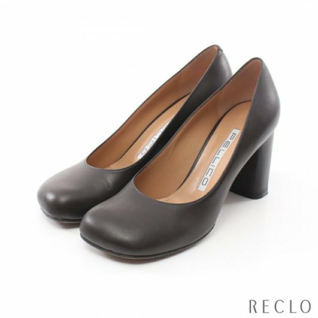 MILENA 80 ミレナ 80 スクエアトゥ パンプス レザー ブラウン | フリマアプリ ラクマ MILENA 80 ミレナ 80 スクエアトゥ パンプス レザー ブラウン | フリマアプリ ラクマ