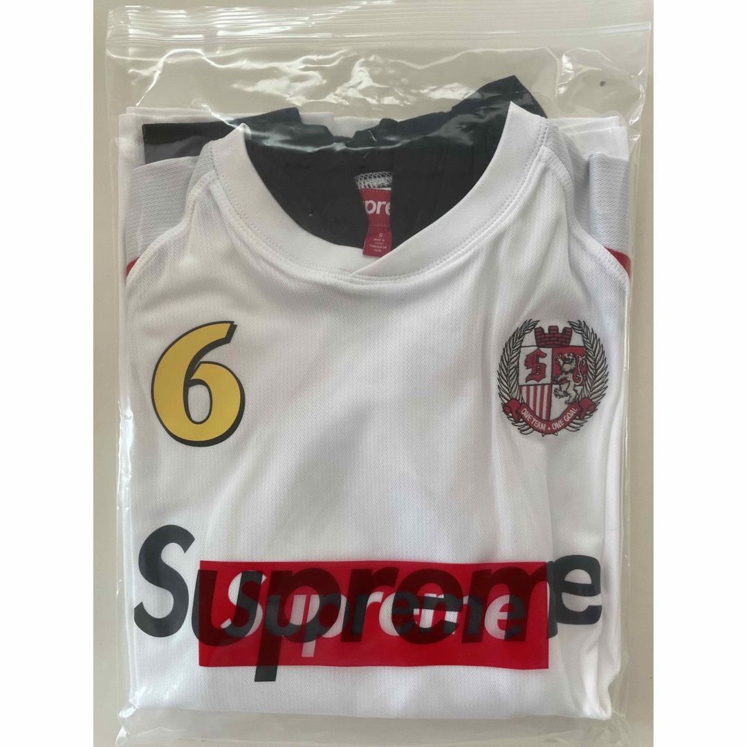 supreme Hooded Soccer Jersey White Sサイズ