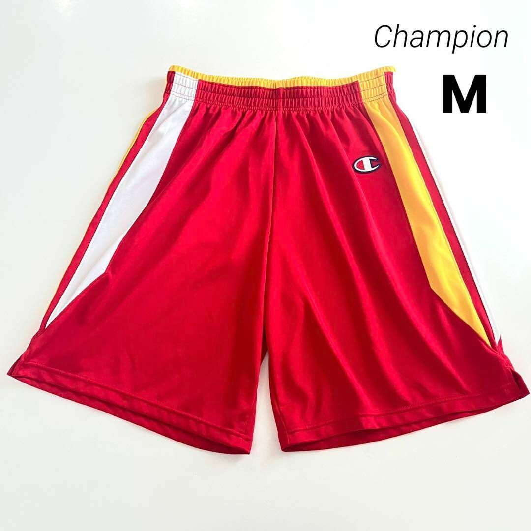 Champion(チャンピオン)の良品 チャンピオン 日本製 90s ハーフパンツ バスケ  M スポーツ/アウトドアのサッカー/フットサル(ウェア)の商品写真