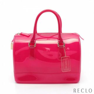 フルラ(Furla)のCANDY M キャンディ ミニボストンバッグ ラバー ピンクパープル(ハンドバッグ)