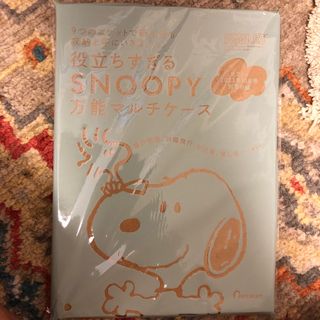 スヌーピー(SNOOPY)のゼクシィ付録　スヌーピー　万能マルチケース　クリアファイル(ポーチ)