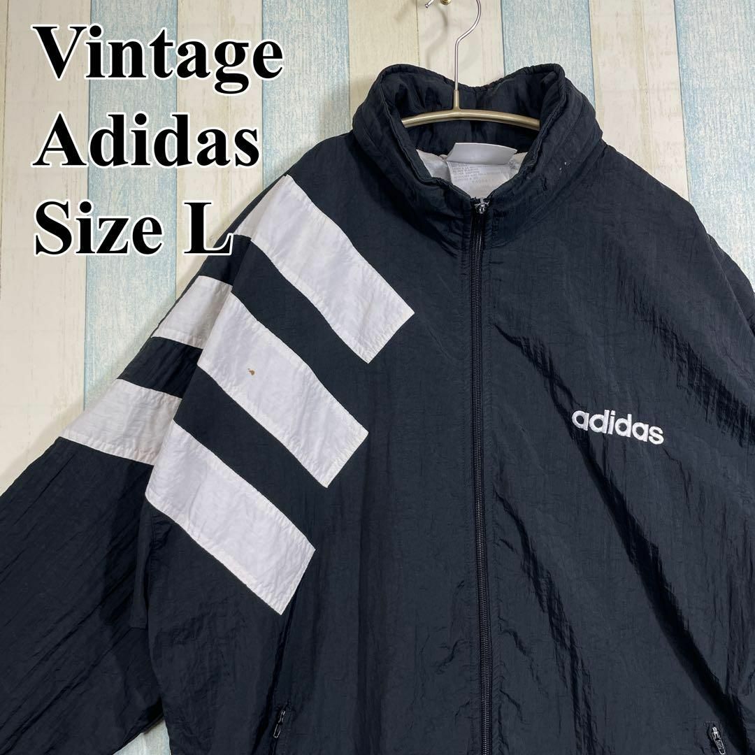 adidas - ビンテージ 80年代アディダスADIDAS 万国旗タグ バイカラーナイロン古着の通販 by うなぎ's shop｜アディダス