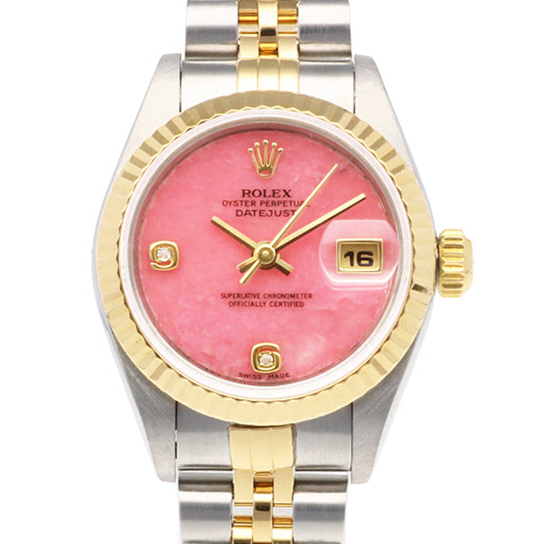 【1年保証】ロレックス ROLEX デイトジャスト 腕時計 U番 1997年式 2Pダイヤモンド オーバーホール済 ステンレススチール