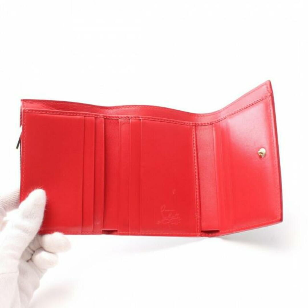 BOUDOIR MINI WALLET ブドワール ミニ ウォレット 三つ折り財布 レザー ブラック