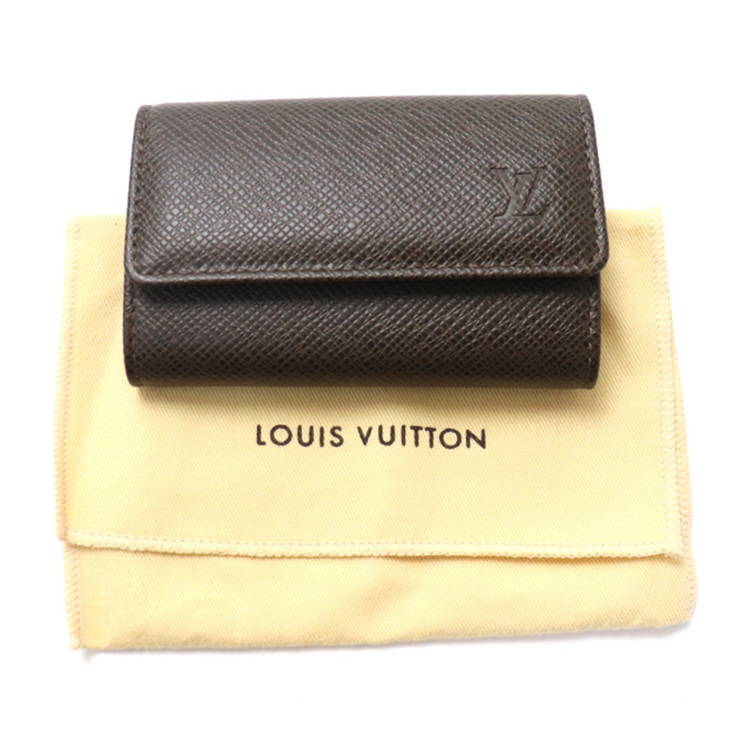 LOUIS VUITTON(ルイヴィトン)のLOUIS VUITTON ルイ・ヴィトン ミュルティクレ6 キーケース タイガ グリズリ M30538 CA0056 メンズ【中古】【美品】 レディースのファッション小物(キーケース)の商品写真