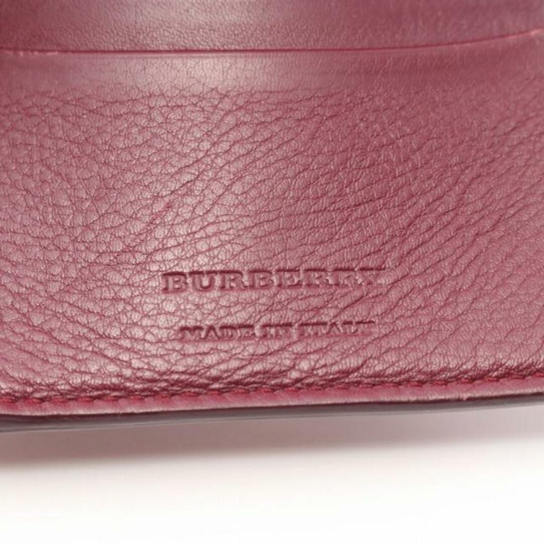 BURBERRY(バーバリー)のヘイマーケットチェック 二つ折り財布 キャンバス レザー ベージュ マルチカラー レディースのファッション小物(財布)の商品写真