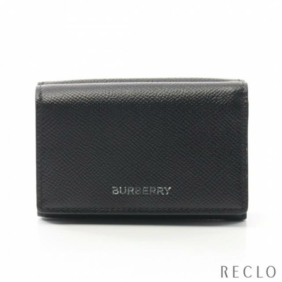 BURBERRY(バーバリー)のLARK ラーク 三つ折り財布 レザー ブラック レディースのファッション小物(財布)の商品写真