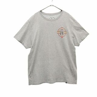 クイックシルバー(QUIKSILVER)のクイックシルバー プリント 半袖 Tシャツ L グレー QUIKSILVER メンズ 【中古】  【230823】 メール便可(Tシャツ/カットソー(半袖/袖なし))