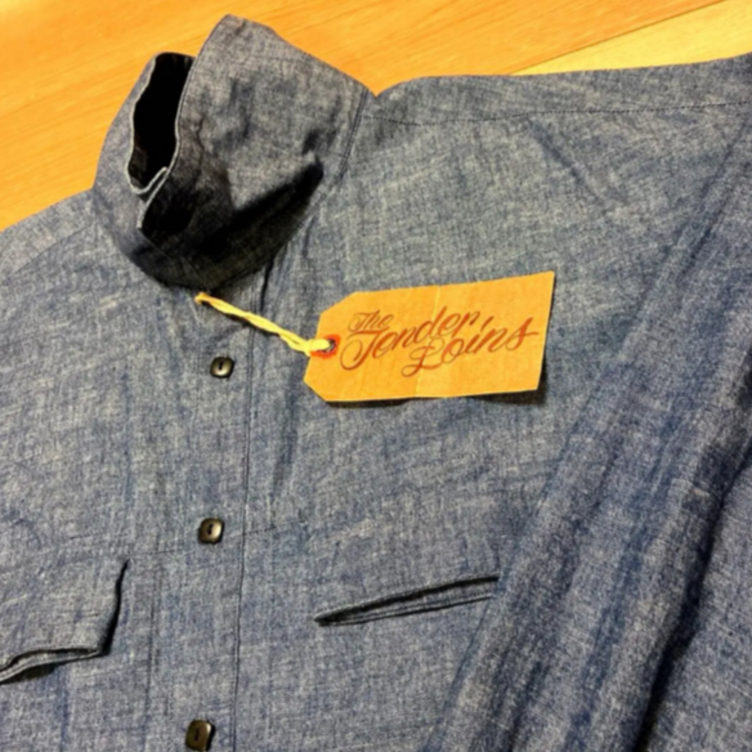 希少品！TENDERLOIN STAND SHT CHAMBRAY L/S 3