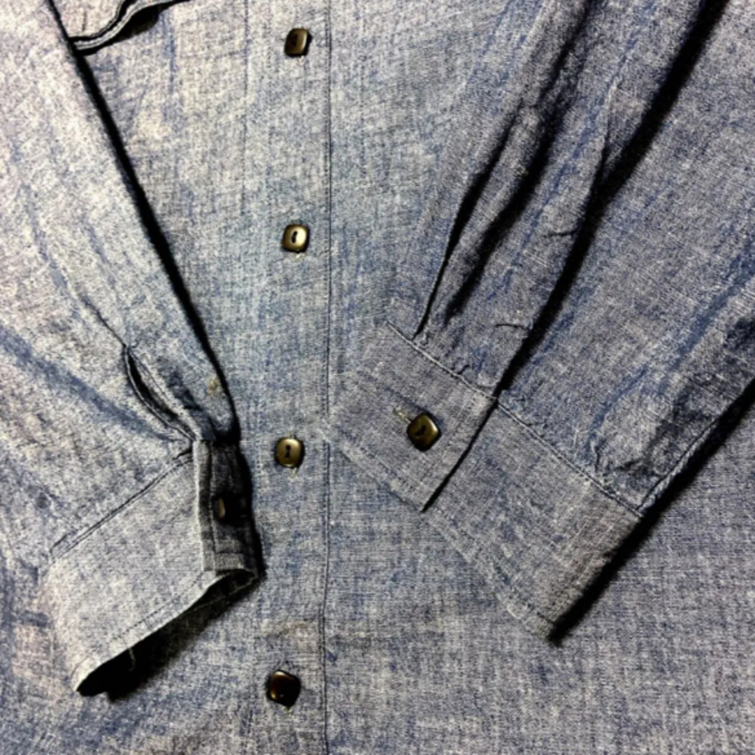 希少品！TENDERLOIN STAND SHT CHAMBRAY L/S 4