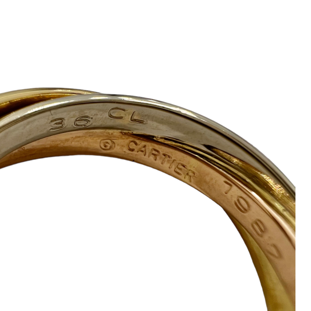 カルティエ ヴァンドーム 750 K18 スリーカラー 指輪 ＃53 約13号